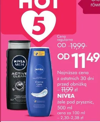Żel pod prysznic Active Clean promocja w Super-Pharm