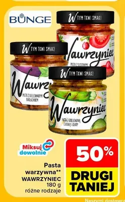 Pasta warzywna z grillowaną cukinią i curry Wawrzyniec promocja w Carrefour