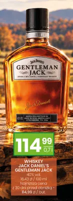Whiskey Jack Daniel's Gentleman promocja w Twój Market