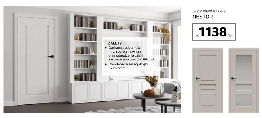 Drzwi wewnętrzne Dre Nestor promocja w Komfort