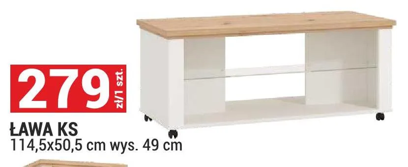 Ława KS 114,5x50,5cm wys. 49cm promocja w Merkury Market