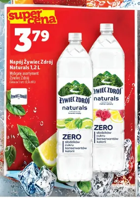 Napój Żywiec Zdrój Naturals z delikatną nutą maliny i cytryny promocja w TOPAZ