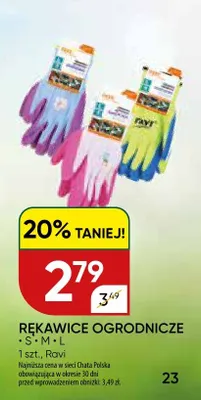 Rękawice ogrodnicze promocja w Chata Polska