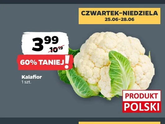 Kalafior polski promocja w Netto