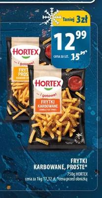 Frytki karbowane Hortex promocja w Arhelan