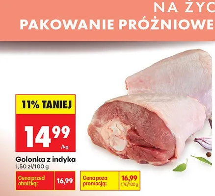Golonka z indyka promocja w Biedronka