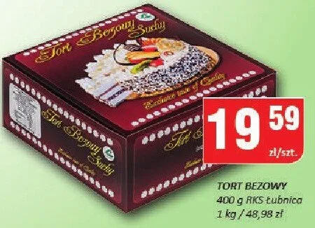 Tort bezowy promocja w Chorten