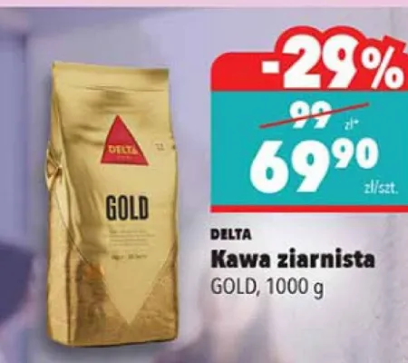 Kawa ziarnista GOLD promocja w Biedronka