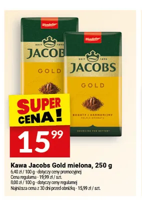 Kawa mielona Jacobs Gold promocja w Twój Market