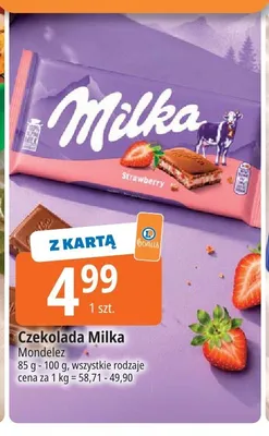 Czekolada Milka promocja w Leclerc