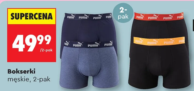 Bokserki promocja w Biedronka