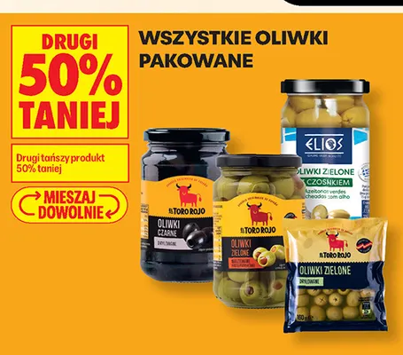 Oliwki zielone drylowane 160 g El Toro Rojo promocja w Biedronka