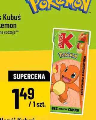 Napój Kubuś Pokemon promocja w POLOmarket