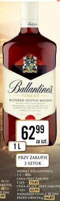Whisky Ballantine's Finest promocja w Dino
