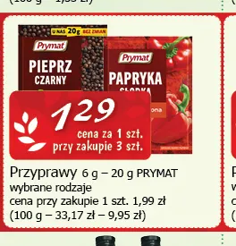 Przyprawy Prymat promocja w CEZAR Delikatesy
