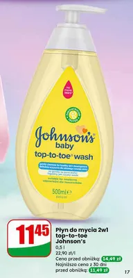 Płyn do mycia 2w1 top-to-toe promocja w Dino