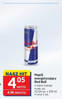 Napój energetyzujący Red Bull promocja w Makro