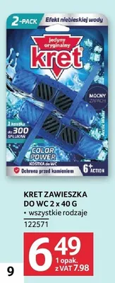 Zawieszka do WC Kret 2-pack wszystkie rodzaje 122571 promocja w Selgros
