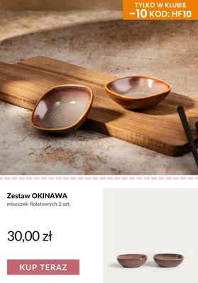 Zestaw miseczek fioletowych Okinawa promocja w Homla