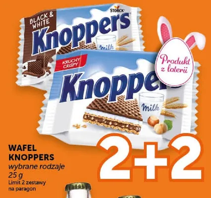 Wafel Knoppers wybrane rodzaje promocja w ABC