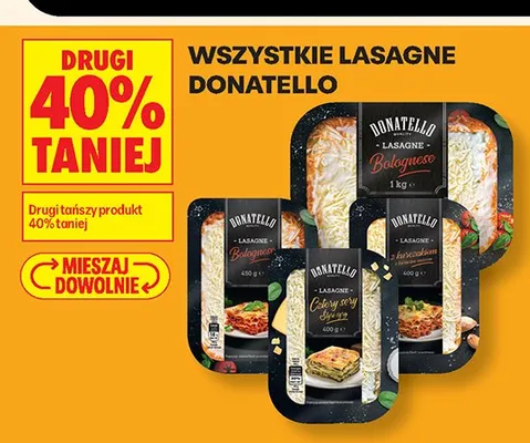 Lasagne Donatello promocja w Biedronka