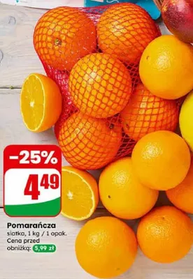 Pomarańcze siatka promocja w Dino
