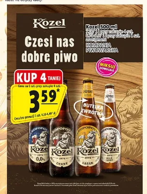 Piwo Kozel Černý promocja w Prim Market