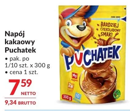 Napój kakaowy Puchatek promocja w Makro