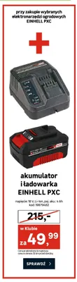Akumulator i ładowarka Einhell PXC promocja w Leroy Merlin