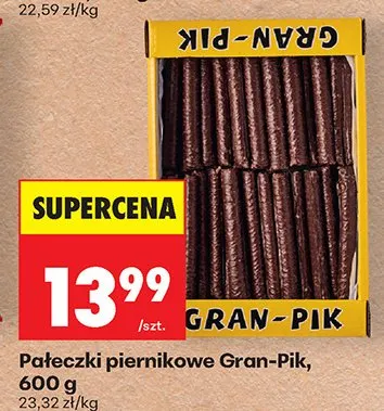 Pałeczki piernikowe promocja w Biedronka