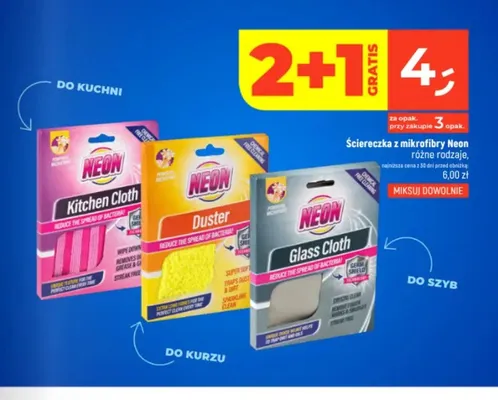 Ściereczka z mikrofibry Neon Duster promocja w Dealz
