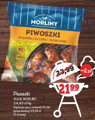 Piwoszki skrzydełka z kurczaka Morliny promocja w Arhelan