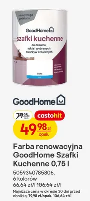 Farba renowacyjna szafki kuchenne promocja w Castorama