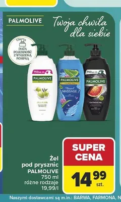 Żel pod prysznic Palmolive Olive & Milk promocja w Carrefour