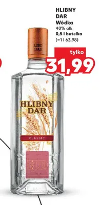 Wódka Hlibny Dar 40% alk. promocja w Kaufland