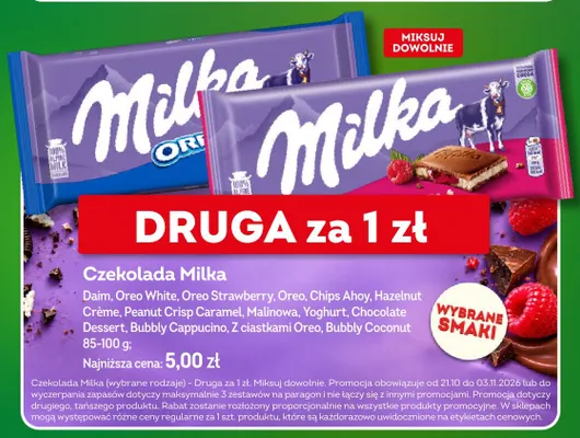 Czekolada Milka Bubbly Cappucino promocja w Żabka