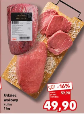Udziec wołowy kulka promocja w Kaufland