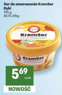 Ser do smarowania KremSer Ryki promocja w Delikatesy Centrum