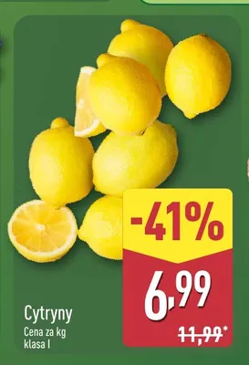 Cytryny promocja w Aldi