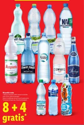 Woda mineralna Saguaro Muszyńskie promocja w Lidl