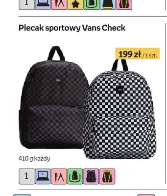 Plecak sportowy Vans Check promocja w Empik