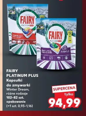 Kapsułki do zmywarki Fairy Platinum Plus promocja w Kaufland