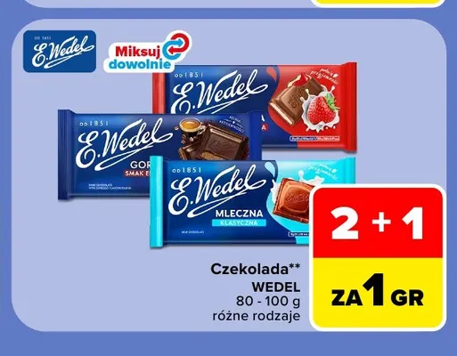 Czekolada truskawkowa E.Wedel promocja w Carrefour Market