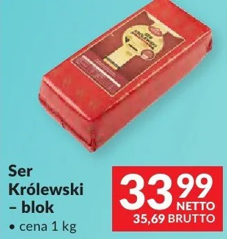 Ser Królewski - blok promocja w Makro