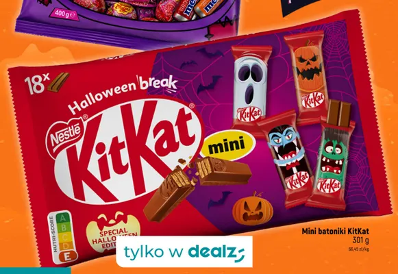 Mini batoniki KitKat promocja w Dealz