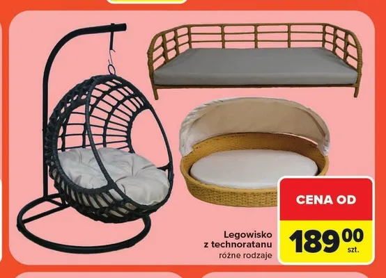 Legowisko budka z technoratanu promocja w Carrefour