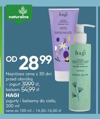 Balsam do ciała Hagi promocja w Super-Pharm