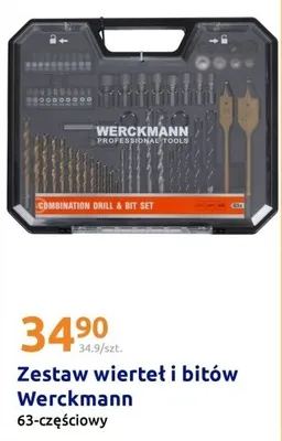 Zestaw wierteł i bitów 63-częściowy promocja w Action