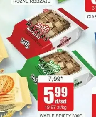 Wafle Spiffy promocja w Bingo