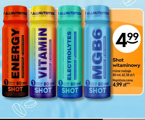 Shot Electrolytes Allnutrition promocja w Żabka